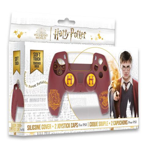 Coque Silicone + Grips - Harry Potter - rouge bordeaux