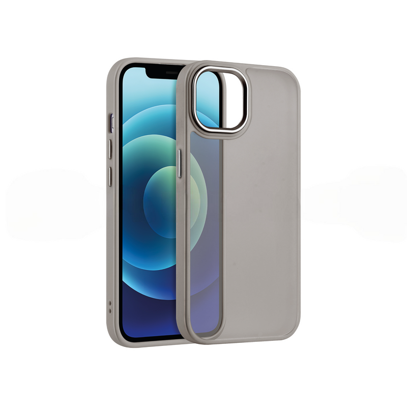 Coque Satin Matte iPhone (Titane Gris)