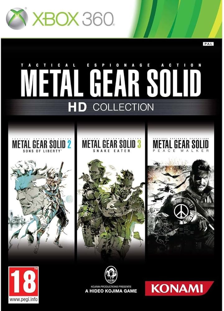 METAL GEAR SOLID HD COLLECTION XBOX 360