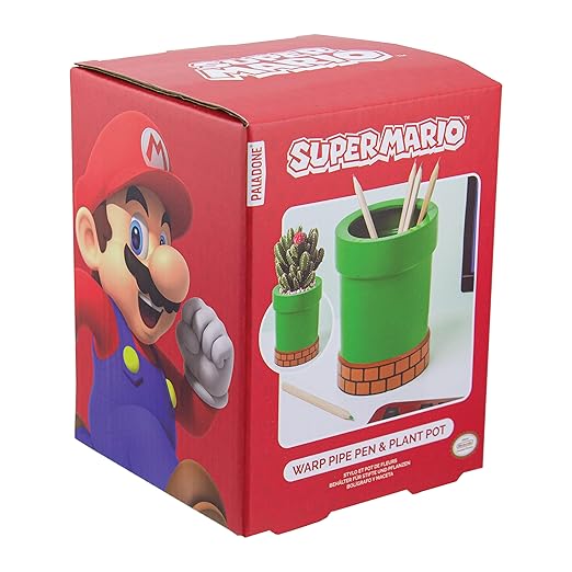 Pot de fleurs et porte-stylo Paladone Super Mario