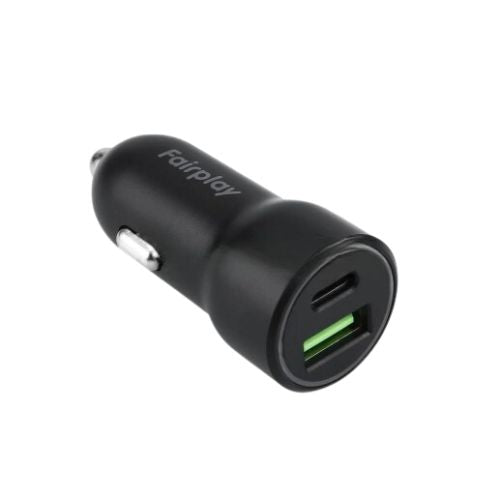 FAIRPLAY Chargeur Voiture 20W 2USB (A+C)