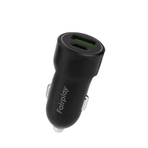 FAIRPLAY Chargeur Voiture 20W 2USB (A+C)