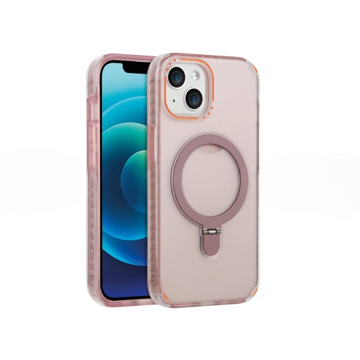 Coque Metal Ring iPhone (Rose)