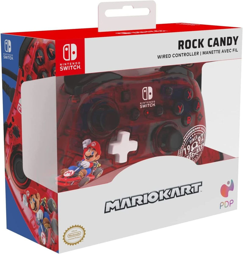 Manette filaire Rock Candy Mario kart pour Nintendo Switch