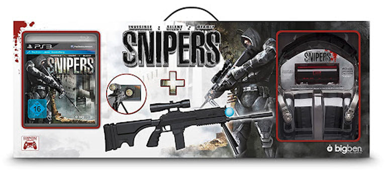 Snipers + Sniper Gun Noir + Casque - PS3