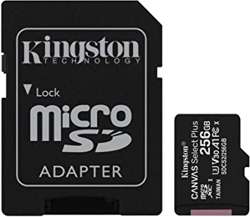 KINGSTON Canvas Select Plus microSD 256GO